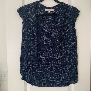 LOFT Tie Blouse